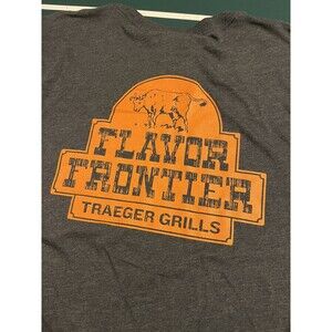 Traeger Smoker Grills Flavor Frontier T-Shirt Tee XL Cow Beef BBQ Pitmaster